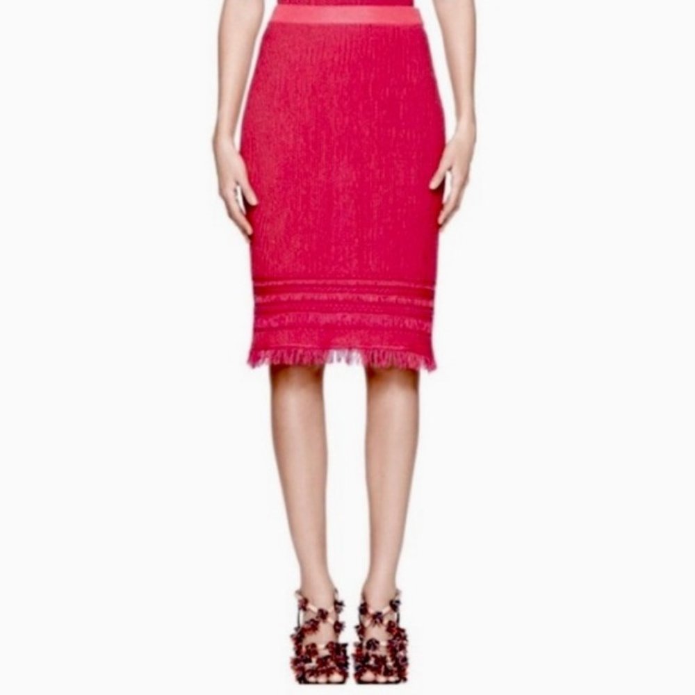 Tory Burch Crochet Fringe Skirt “Brielle”